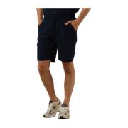 Heren Linnen Shorts voor Zomer Anerkjendt , Blue , Heren