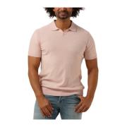 Heren Polo & T-shirts Korte Mouw Polo Dstrezzed , Pink , Heren