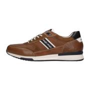 Lage sneakers Filmon cognac suède zwart Australian , Brown , Heren