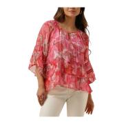 Roze Gillian Blouse Moliin , Multicolor , Dames