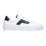 Heren Lage Sneakers Wit Blauw Magnanni , White , Heren