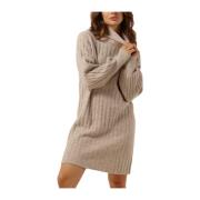 Rianne Dress Mini Jurk Zandkleur Knit-ted , Beige , Dames