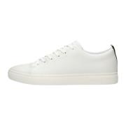 Witte Leren Lage Sneakers PS By Paul Smith , White , Heren