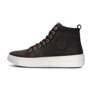 Jongens Hoge Sneakers Stijlvol Donkerbruin Develab , Brown , Dames