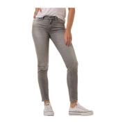 Vintage Luxe Roxanne Slim Fit Jeans 7 For All Mankind , Gray , Dames
