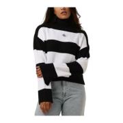 Chunky Sweater Damesbreisel Calvin Klein , Black , Dames