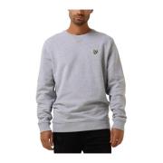 Heren Crew Neck Sweatshirt Grijs Lyle & Scott , Gray , Heren