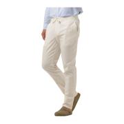 Heren Broeken Warren - Straight Fit Twill Jogger Scotch & Soda , White...