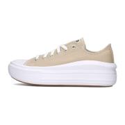 Beige Canvas Lage Sneakers Converse , Beige , Dames