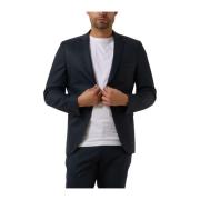 Slim-fit Flex Blazer in Donkerblauw Selected Homme , Blue , Heren