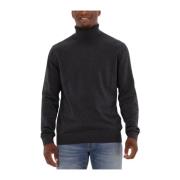 Heren Roll Neck Sweater Grijs Selected Homme , Gray , Heren