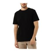 Heren Polo & T-shirt O-neck Tee Selected Homme , Black , Heren