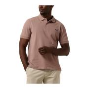 Heren Polo & T-shirt, De Eenvoudige Shirt Fred Perry , Pink , Heren