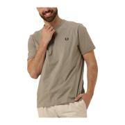 Heren Polo & T-shirts Ringer T-shirt Fred Perry , Beige , Heren