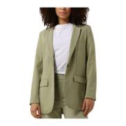 Groene Blazer Objsigrid Stijl Object , Green , Dames