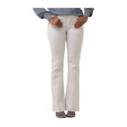 Flare Jeans voor modebewuste vrouwen Guess , White , Dames