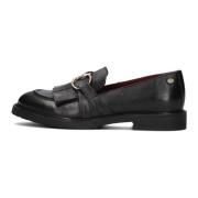 Paris Loafer Zwart Leer Franje Fred De La Bretoniere , Black , Dames