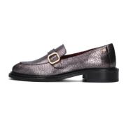 Zwarte Leren Loafers Ilay Gesp Fred De La Bretoniere , Black , Dames