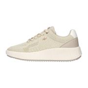 Beige Textiel Sneakers Nina Mexx , Beige , Dames