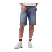 Blauwe Zomer Shorts Ralston Stijl Scotch & Soda , Blue , Heren