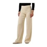 Wijde Pijp Ecru Broek Drykorn , Beige , Dames