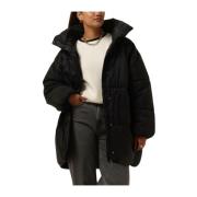 Gewatteerde Winterjas Moss Copenhagen , Black , Dames