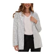 Sequine Blazer Goosecraft , Gray , Dames