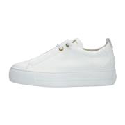 Witte Slip-On Sneaker 5017 Platform Paul Green , White , Dames