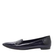 Pre-owned Leather flats Prada Vintage , Black , Dames