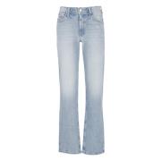 Blauwe Katoenen Jeans voor Vrouwen Mother , Blue , Dames