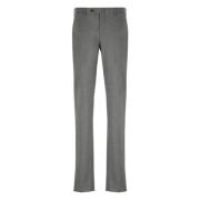 Grijze Wollen Broek Incotex , Gray , Heren