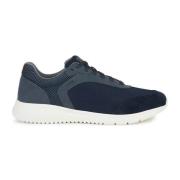 Blauwe Monreale Sneakers voor Mannen Geox , Blue , Heren