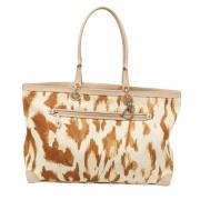 Pre-owned Canvas totes Dior Vintage , Beige , Dames