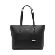 Zwarte Tote Tas Vrouwen Stijlvol Calvin Klein , Black , Dames