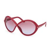 Vierkante zonnebrillencollectie Tom Ford , Pink , Dames