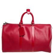 Pre-owned Leather louis-vuitton-bags Louis Vuitton Vintage , Red , Dam...