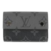 Pre-owned Canvas wallets Louis Vuitton Vintage , Gray , Dames