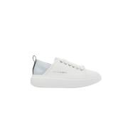 Wembley Woman White Azure Sneakers Alexander Smith , Multicolor , Dame...