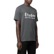 Basquiat Grafische Slate T-Shirt Études , Gray , Heren