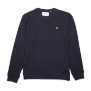 Klassieke Crew Neck Sweatshirt Lyle & Scott , Blue , Heren