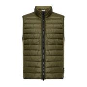 Vest met een opstaande kraag Stone Island , Green , Heren