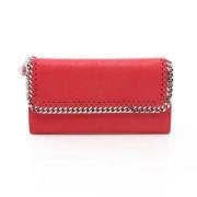 Pre-owned Leather wallets Stella McCartney Pre-owned , Red , Dames