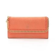 Pre-owned Leather wallets Stella McCartney Pre-owned , Orange , Dames