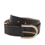 Pre-owned Leather belts Gucci Vintage , Black , Dames