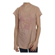 Korte mouwen kanten blouse Pink Memories , Pink , Dames