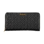 Multi-compartiment Ritsportemonnee voor vrouwen Guess , Black , Dames