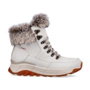 Witte Gesloten Booties Enkellaarzen Rieker , White , Dames