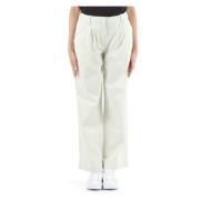 Stretch katoenen broek met logo borduurwerk Calvin Klein Jeans , Beige...