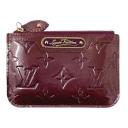 Pre-owned Canvas wallets Louis Vuitton Vintage , Purple , Dames