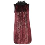 Pre-owned Velvet dresses Dolce & Gabbana Pre-owned , Red , Dames